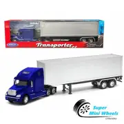 Welly 1:32 Freightliner Columbia Container (Blue-Silver) – Transporter