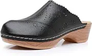 [Altxic] Women's Cut-Out Vamp Comfortable Slip On Open Back Mule Clogs