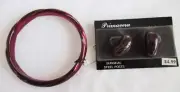 NEW Primavera Reddish Brown Lucite Pole Earrings & Bangle Bracelet Set S210