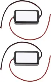 EMSea 2pcs 12V DC Car Filter Rectifier Reverse Camera Power Relay Capacitor Filter Backup Camera Power Relay Filter for Germany/American Car Series