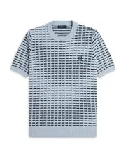 Fred Perry Boucle Ribbed Knit Tee