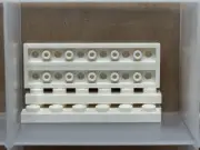 LEGO Parts - White Plate 1 x 6 - No 3666 - QTY 5