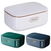 Household Wall Mounted Soap Box With Lid Drainage Non Punch Bathroom Storage Box