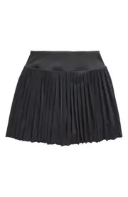 Zella Girl Kids' Baseline High Waist Pleated Skort in Black at Nordstrom