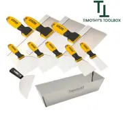 TapeTech ProEX Stainless Steel Professional Hand Tool Set with 12" Mud Pan