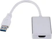 USB to HDMI Adapter, USB 3.0/2.0 to HDMI Audio Video Adapter, HD 1080P Video Graphics Cable Converter, Video Graphics Cable, Multiple Monitors Converter, Compatible with Windows XP/7/8/10/11
