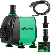 Seedfactor 800GPH Aquarium Pump 3000L/H 24W Ultra Quiet Water Pump Fountain Pump