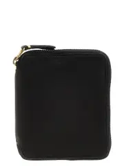 [Comme Des GarçOns Wallet] Comme Des GarçOns Wallet-Washed Portafogli Nero-Donna OS Black