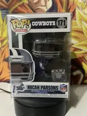 Funko Pop Micah Parsons Dallas Cowboys Vinyl figure with Pop Protector