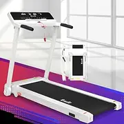 Treadmill Electric Home Gym Fitness Exercise Knob Foldable 420mm White Portable