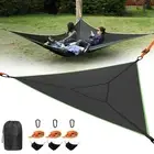 LACE INN Triangle Hammock, 13ft Camping Hammock with 3 Ratchet Tie Down Strap...