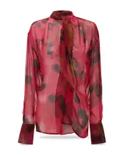 Victoria Beckham Silk Draped Blouse