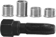 Engine Repair Tool Set Spark Plug Thread Repair Kit 5pcs Thread Taps Inserts High Carbon Steel for Easy Use
