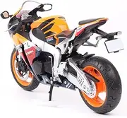 HONDA CBR 1000RRR 1/12 Fireblade Race Cross Country Motorcycle Model Simulation Toy Street Motorcycle Model Collection Adult Gift (Orange)