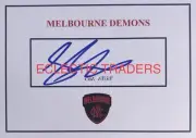 Steven May SIGNED Melbourne Demons Card. AFL Football Premiership. Petracca Max.