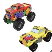 Techno Gears Monster Truck and Off Road Racer - 2 Pack STEM Building