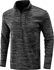[Generic] Men's 1/4 Zipper Outdoor Shirt Male Sports Long Sleeve Workout Pullover Man Hiking Thin Athletic Sweatshirts Tops