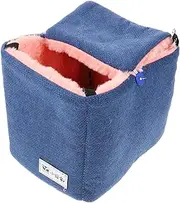 TOGEVAL Hamster Hammock Chinchilla Bed Winter Hamster Nest Parrot Cotton Sleeping Bag Pet Cage Accessory