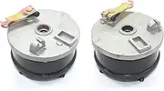 BLYGO Pair Drum Brake Housing Wheel Hub + Shoes 200cc 250cc Quad Dirt Bike ATV Buggy