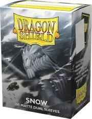 ATM15005 Arcane Tinmen Dragon Shields: (100) Matte Dual - Snow