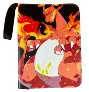 *NEW* Charizard Max - Card Binder - Pokemon - 400 Cards in 50 Sleeves - Zip Up