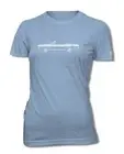 1967 Plymouth Barracuda Convertible T-Shirt - Women - Side View