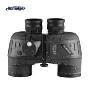 10X50 Binoculars Glimmer Night Vision Rangefinder Compass Waterproof for Hunting