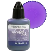 The Paper Mill Metallic Alcohol Ink Purple Sequin 16ml