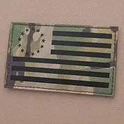 [Tactical Freaky] Big 3x5 IR Multicam Betsy Ross USA American Flag IFF Morale Plate Carrier Chest Patch