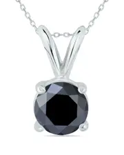 True Diamond 14K 0.96 ct. tw. Diamond Solitaire Necklace