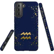 For Samsung Galaxy S22+ Plus Case, Armour Cover, Aquarius Sign