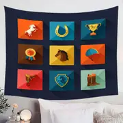 Dressage Horse Riding Panel Tapestry