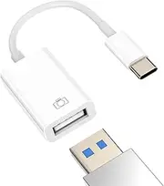 USB-C to USB A Adapter 3.0 OTG Cable Hub Apple iPhone15 Pro Max Plus Ipad Pro Air Mini Mouse Port Converter Compatible for Samsung Galaxy Pixel MacBook Accessories TypeC Thunderbolt Adapta CJJ