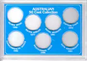 Australian 50 cent coin Collection case New. 1966 - 1981 years.