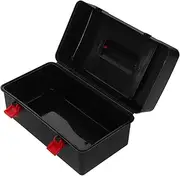 Kisangel Portable Gyro Storage Box Black Organizer Case for Outdoor Toys Plastic Gyro Organizer Container