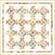 PRUDENCE - 61" x 61" - Quilt-Addicts Pre-cut Patchwork Quilt Kit Double`