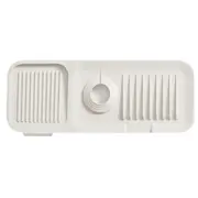 White Sink Draining Pad Silicone Faucet Mat For Kitchen Sink - Splash Guard