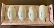 NEW Rae Dunn PEEP Set of 4 Chick Egg Cups Easter
