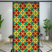 Tree of Life Church Style Privacy Window Film Stained Glass Static Cling Window Treatments Window Coverings Glass Sticker Decorative Film for Siding Glass Door Home Decor 23.6"x55.1"(60x140cm)