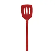 Tovolo Flex Core Silicone Slotted Turner Red