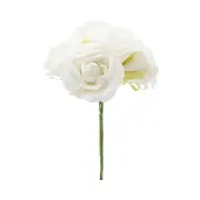 NEW Vivaldi Blossoms 5 Head Foam Rose Bunch By Spotlight