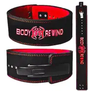 WEIGHT LIFTING Gym BELT Bodybuilding BACK SUPPORT Workout LEATHER Belt HeavyDuty