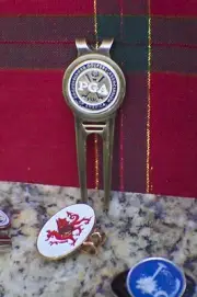 PGA Ball Marker & Divot Tool Free 1 Martini Tee with Purchase