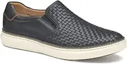 [Johnston & Murphy] Men’s McGuffey 2 Woven Slip-On Shoes for Men, Men’s Fashion Dress Sneakers, Casual Leather Shoes for Men