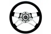 Grant Challenger 13-1/2 DIA 3-1/2 DISH - Chrome Spokes
