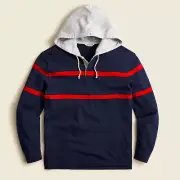 J CREW Rugby Hoodie in Stripe