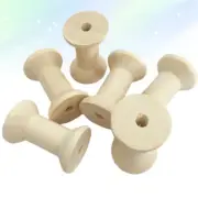 10 Pcs Wooden Thread Rack Bobbin Wood Spools Wooden Cable Spool