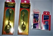 SALE VTG SOUVENIRS PRE-1963 MISSISSIPPI COAST BILOXI-SPOONS/THIMBLE/TAC PIN-NIB