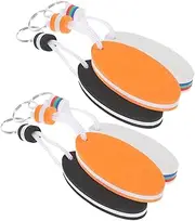 Happyyami 6pcs Floating Keychains Key Rings for Water Sports Lightweight and Portable Decorative Keychains Boating Must Haves for Outdoor Activities