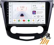 Car Stereo Android 13.0 Radio for N-issan X-Trail 3/Rogue 2014-2023 GPS Sat Navigation 10.1'' Touchscreen DVD Multimedia Video Player FM BT Receiver with Carplay 4G 5G WiFi SWC,A,Y400S